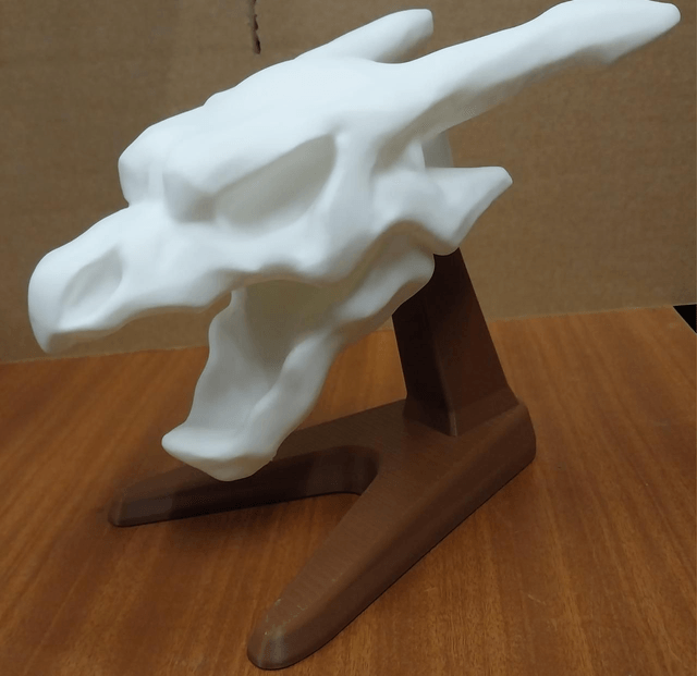 Charizard skull controller and headphone stand.