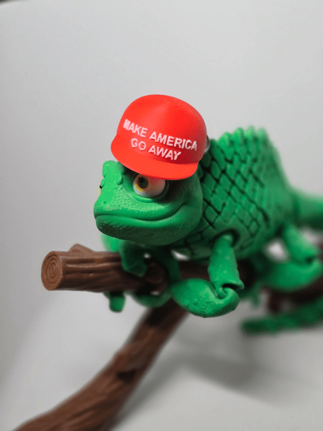 Make America Go Away (MAGA) keyring