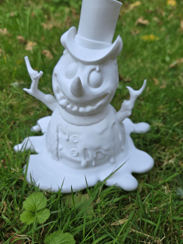 Melting snowman