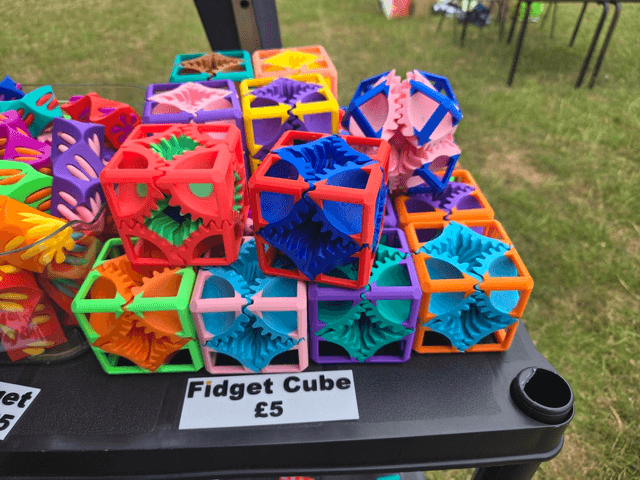Fidget cube.