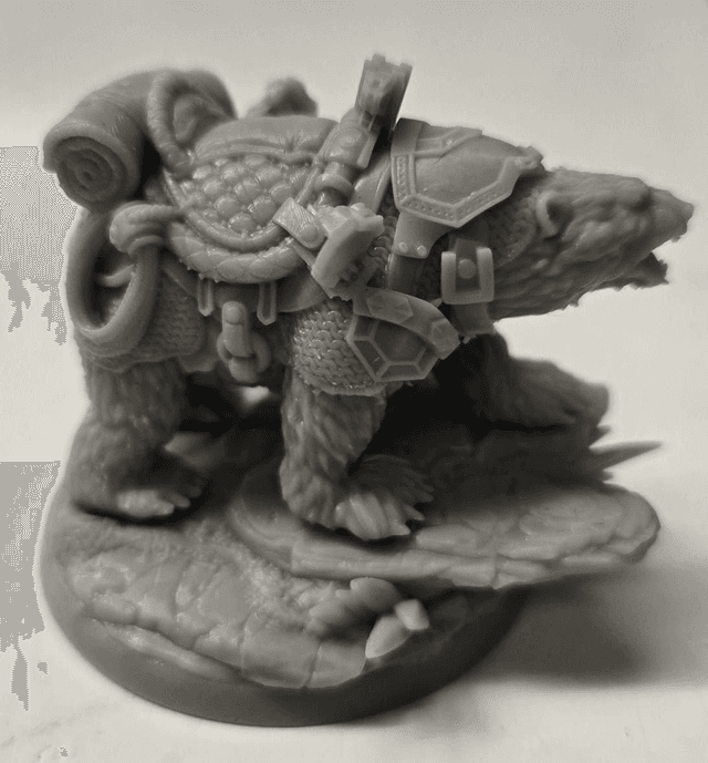 32mm miniature - bear companion